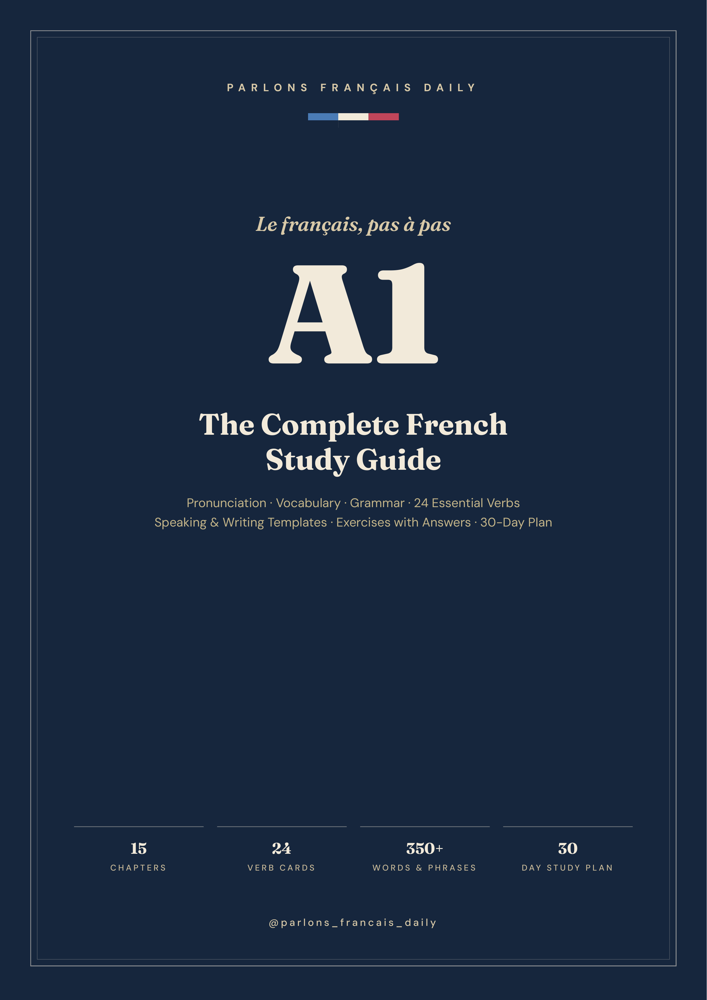 A1 Complete French Study Guide cover